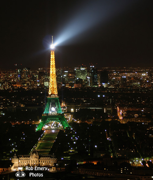 Eiffel Tower at night